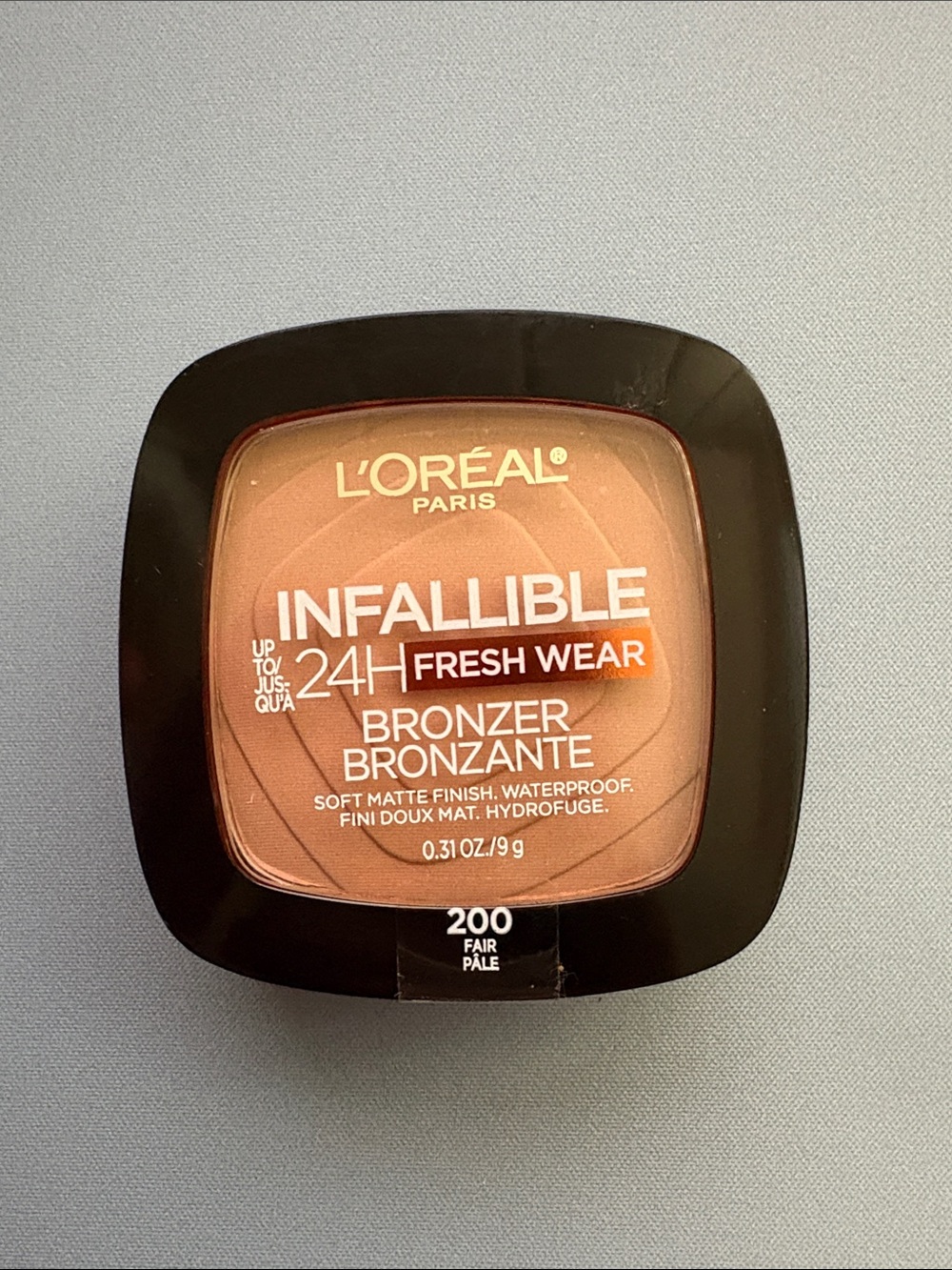 L'Oreal Infallible Fresh Wear Bronzer 200 Fair - Warm Bronze